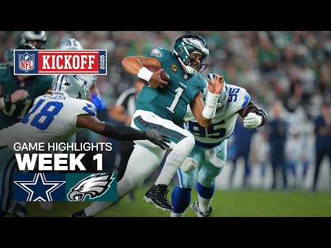 Dallas Cowboys vs Philadelphia Eagles | 2025 Week 1 Kickoff Game Highlights