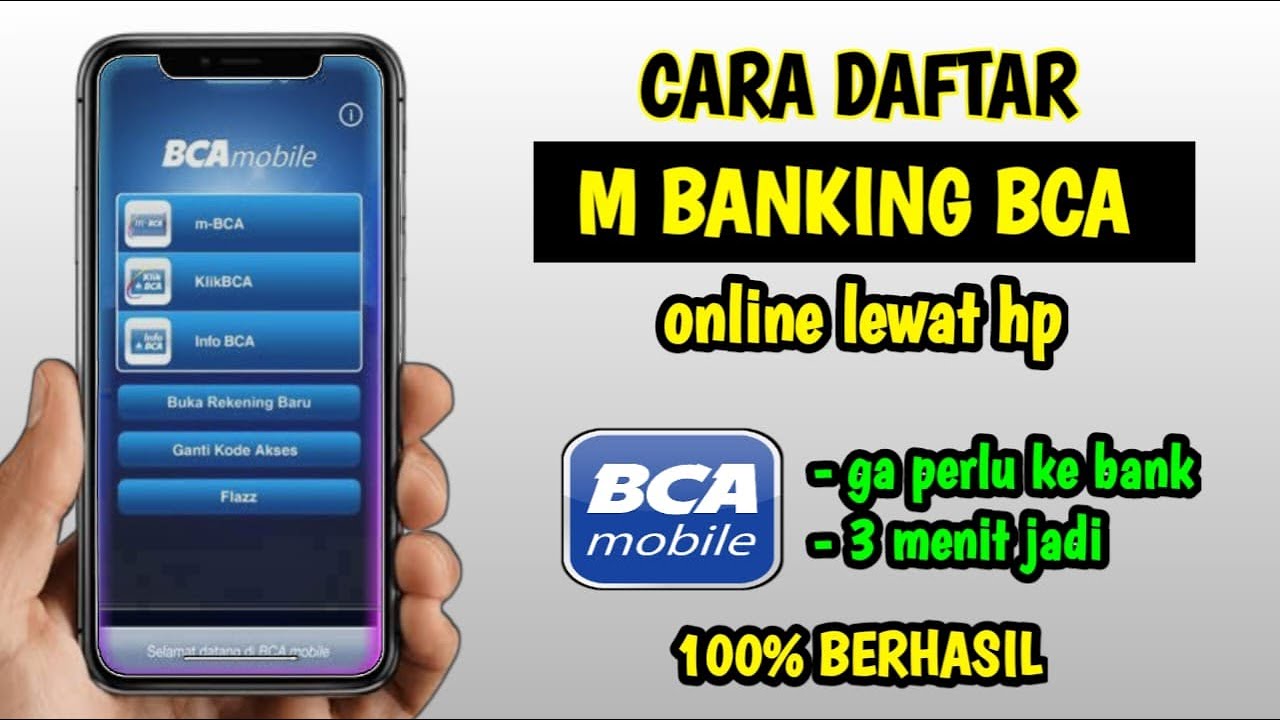 Cara Mudah Daftar BCA Mobile & M Banking 📱