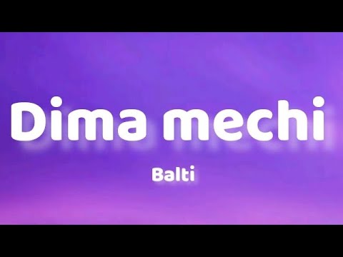 Balti - Dima mechi (Lyrics / parole / كلمات )