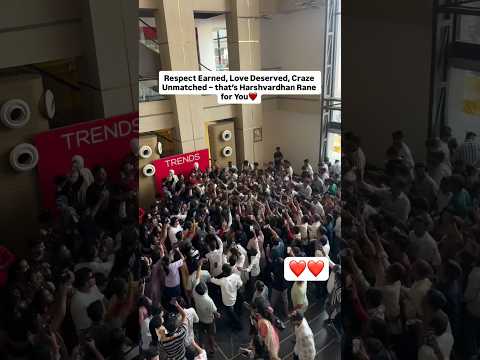 Harshvardhan Rane gets MOBBED by his fans ❤️🔥 #harshvardhanrane #bollywood