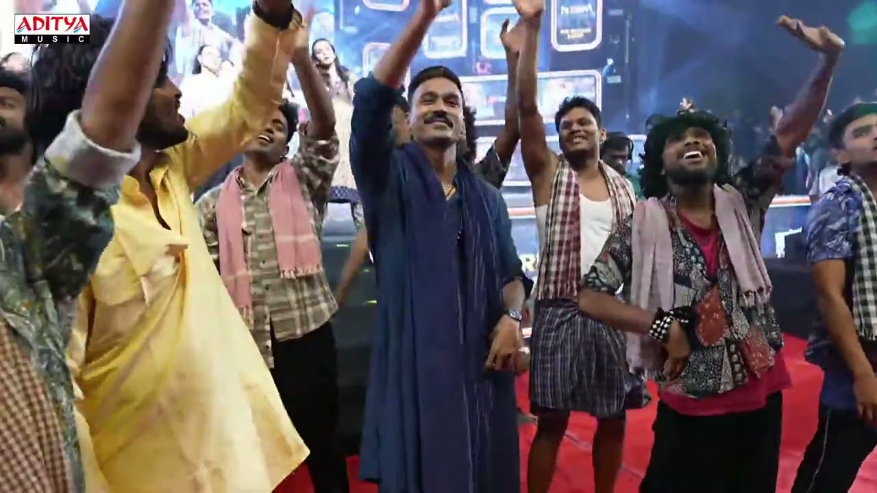 Dhanush Performs on Stage for Poyiraa Mama Song 🎶