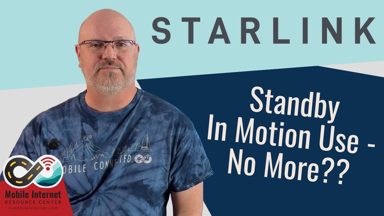 Starlink Standby Mode In Motion Usage Change - New Speed Limits on Roam & Aviation Plans