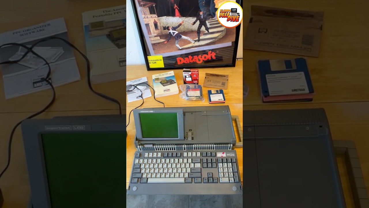 Vintage 1987 Amstrad PPC 640 Portable Computer Unboxing 📟