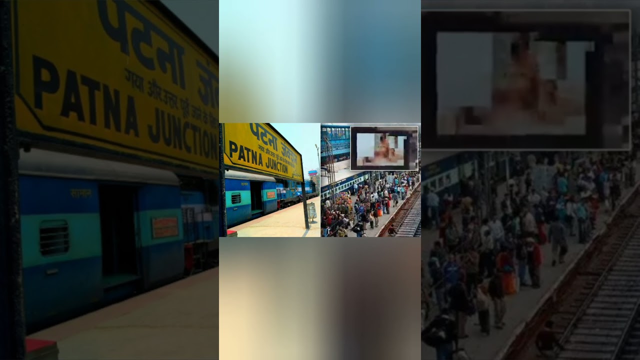 Patna Junction Display Shows Controversial Video 🚉