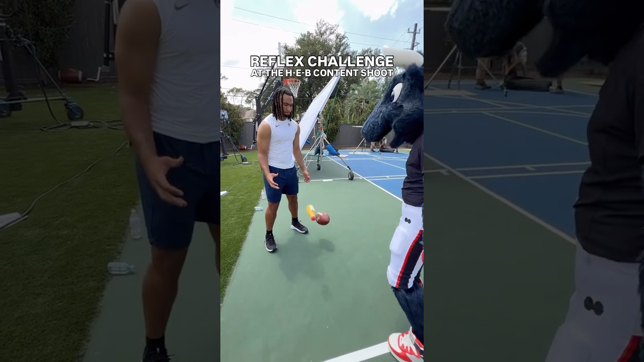 C.J. Stroud & Will Anderson Jr. Play Before Shooting Videos! 🎥