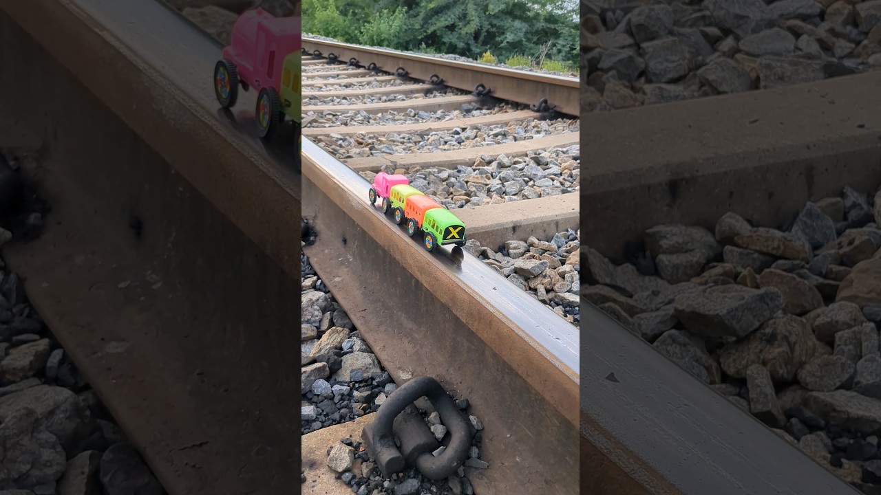 Train vs Toy Train 🚆 | 20M Views Thanks!