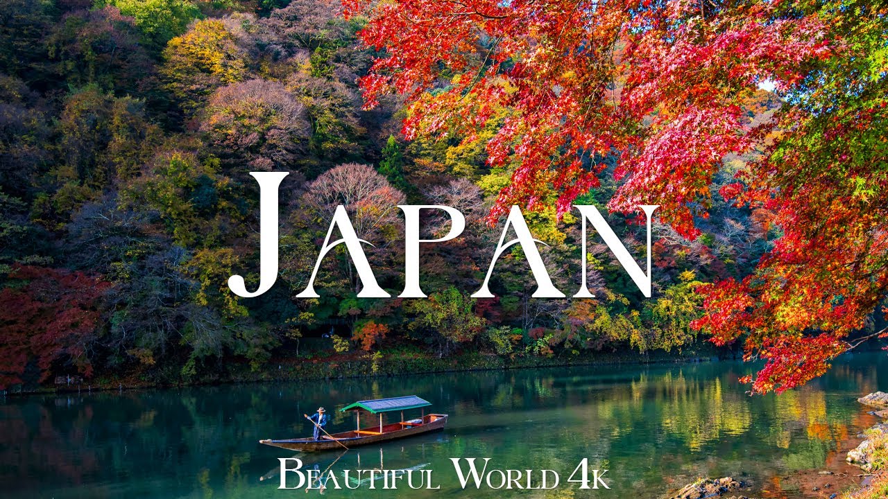 Japan 4K Relaxation Film with Piano & Nature 🎶