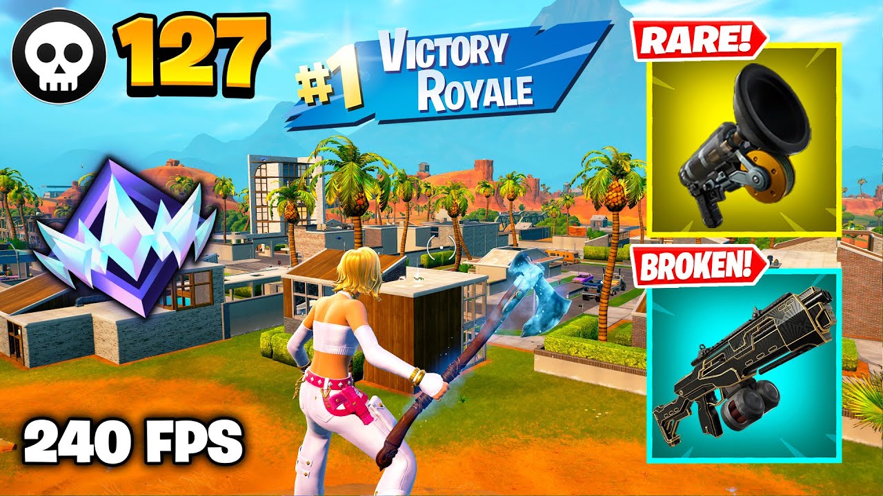 Fortnite Unreal Ranked Reload | High Kill Gameplay | Keyboard & Mouse | 240 FPS