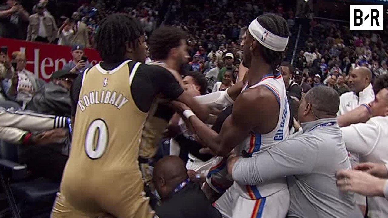 Thunder vs. Wizards Brawl Leads to 4 Ejections 🏀