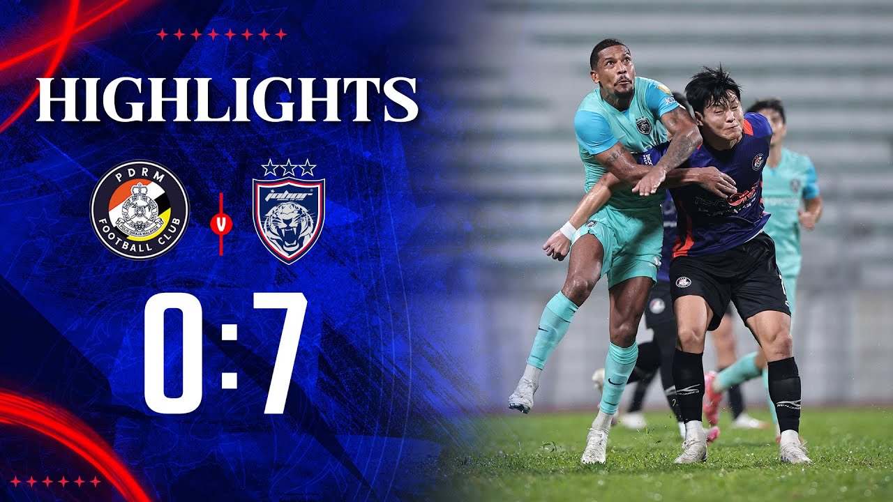 Spectacular 7-Goal Victory: PDRM FC vs Johor Darul Ta’zim | Liga Super 2025/26 ⚽