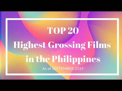 TOP 20 Highest-Grossing Films in the Philippines.