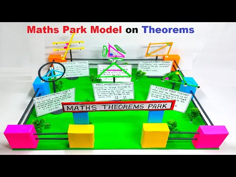 maths park model on theorems - diy - maths tlm | craftpiller - 3d