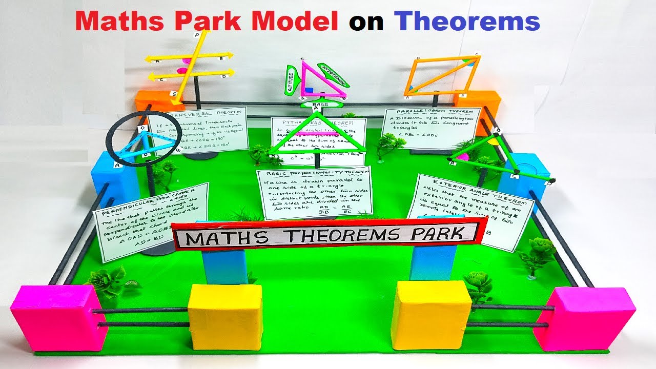 Create a Stunning 3D Maths Park Model to Visualize Theorems 🏫
