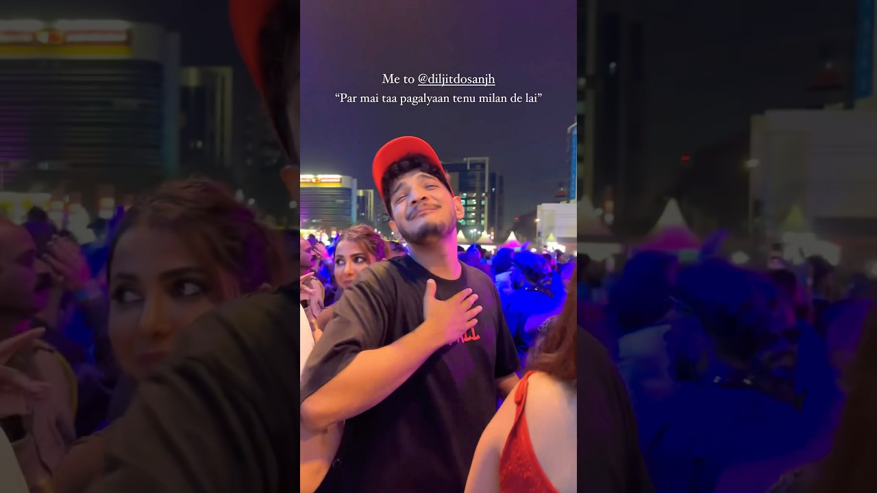 Munawar Faruqui Steals the Show at Diljit Dosanjh’s Concert 🎤