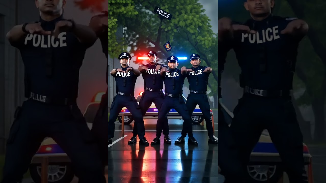 🇺🇸 U.S. Police Dance to Macarena | Classic Moves, Modern Vibes! | Cop Series 2025 🕺🚓