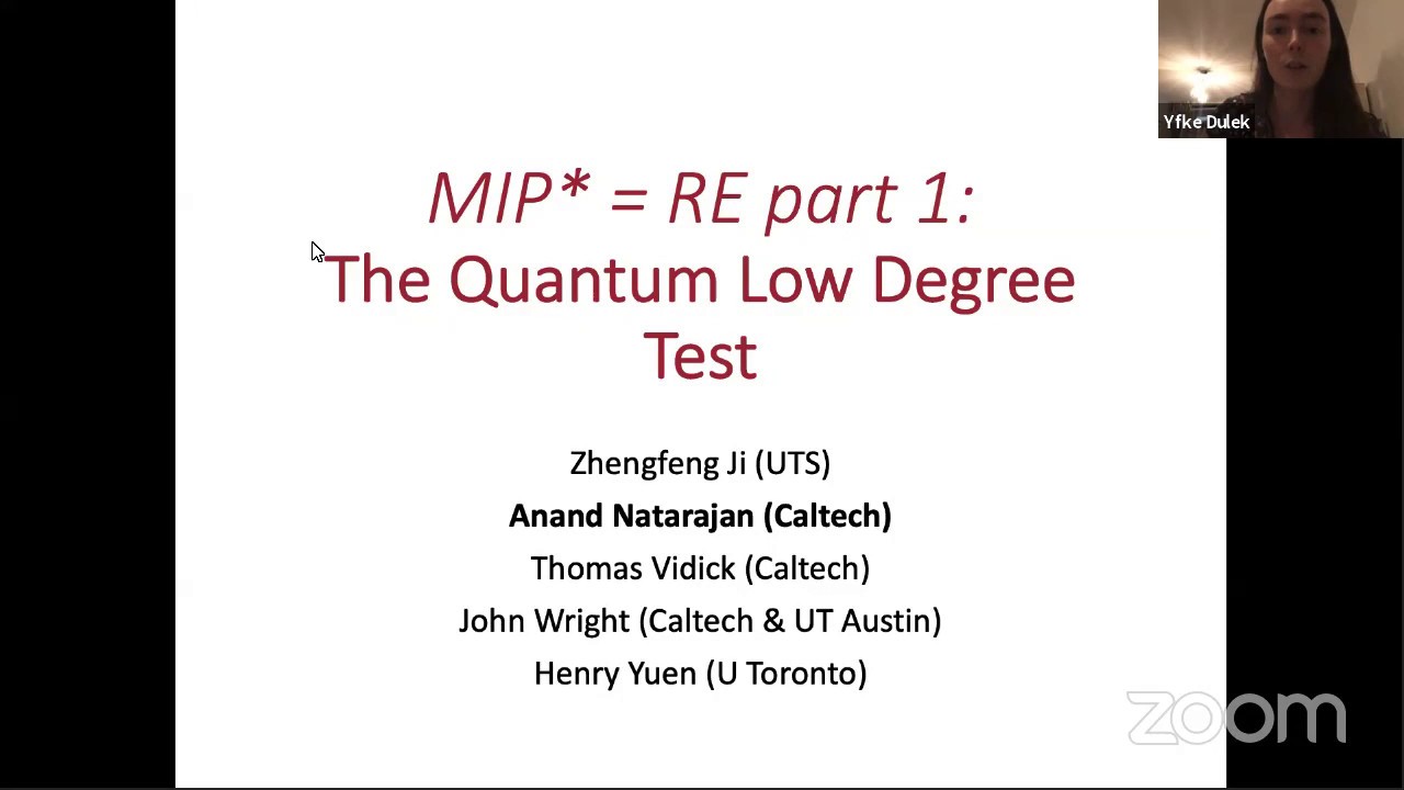 MIP* = RE: Quantum Low-Degree Test 🧪