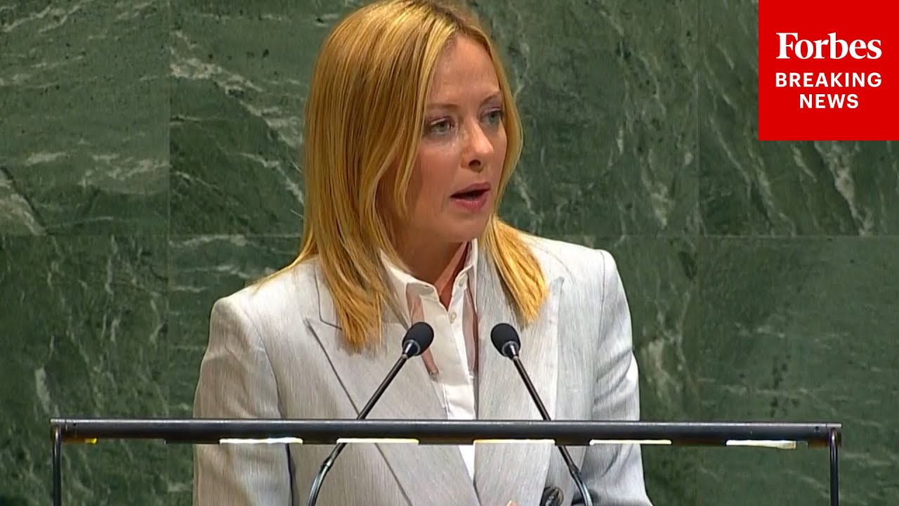 Italy’s Prime Minister Giorgia Meloni Addresses the UN General Assembly 🌍