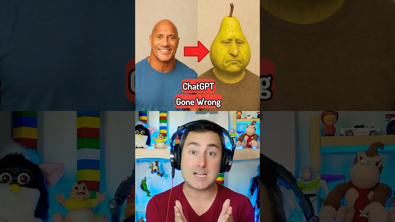 ChatGPT Fails to Recreate Dwayne Johnson's Photo