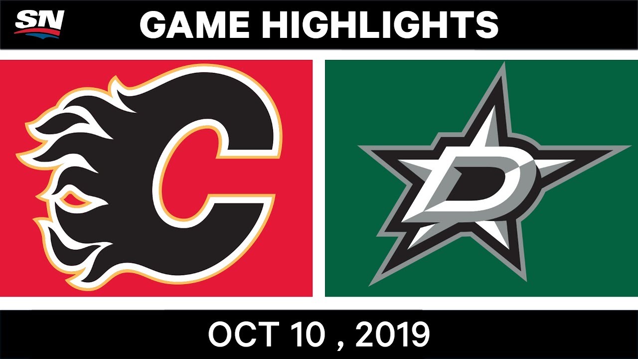 NHL Highlights: Flames vs. Stars - Oct 10, 2019 🏒