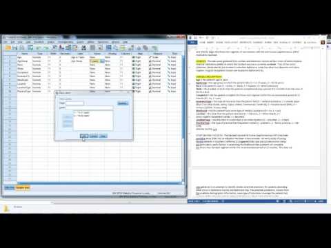 Creating a Codebook in SPSS