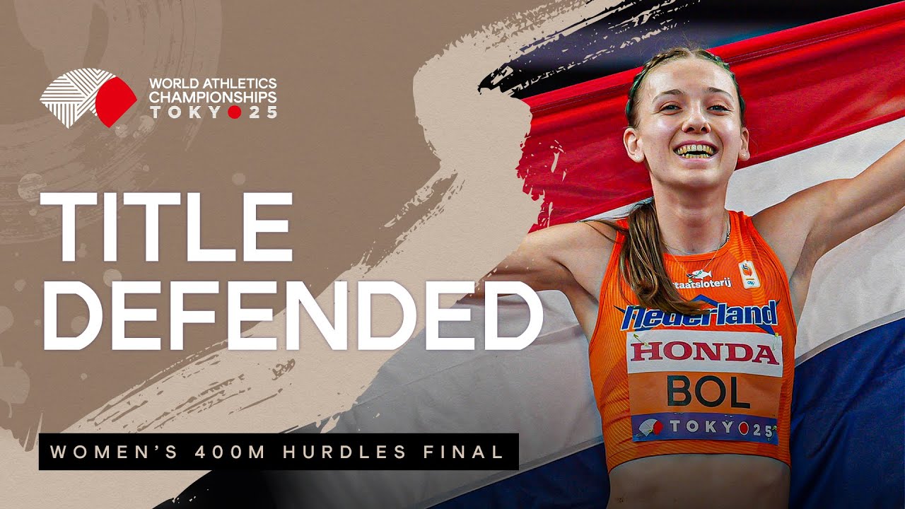 Femke Bol Wins 400m Hurdles with 51.51 at World Championships 🏅