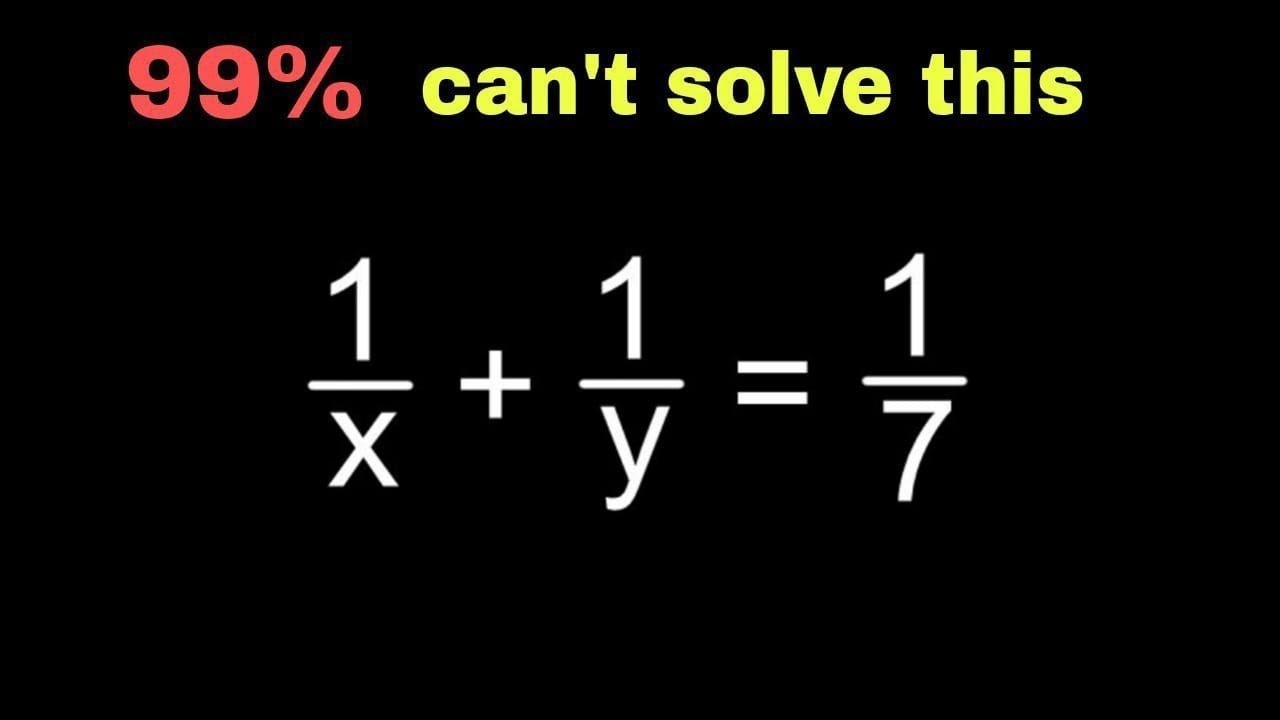 99% Can't Solve This | A Nice Algebra Problem | Find the Value of x and y