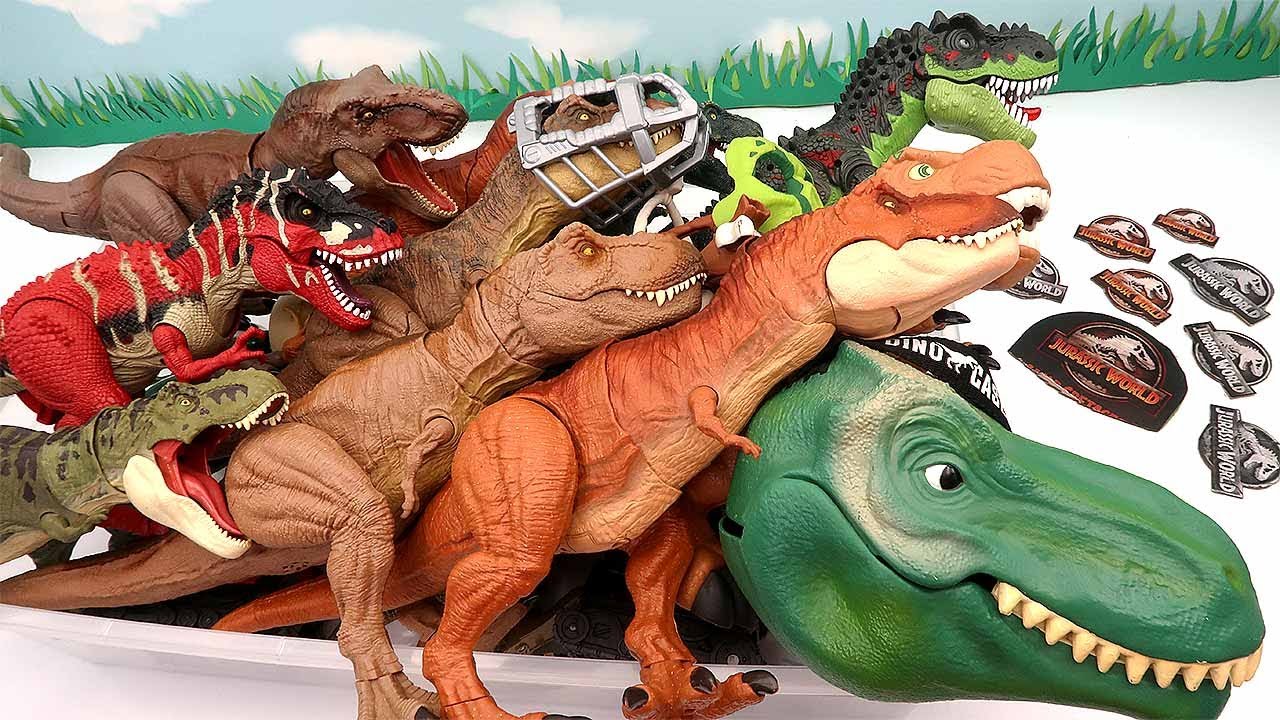 50-Piece Tyrannosaurus Dinosaur Set 🦖 | Jurassic World Walking Dino & Anatomy Kit