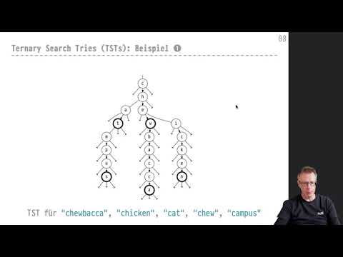 Informatik 2 — Chapter #11 — Video #069 — Ternary Search Tries (TSTs), Struktur, Interface