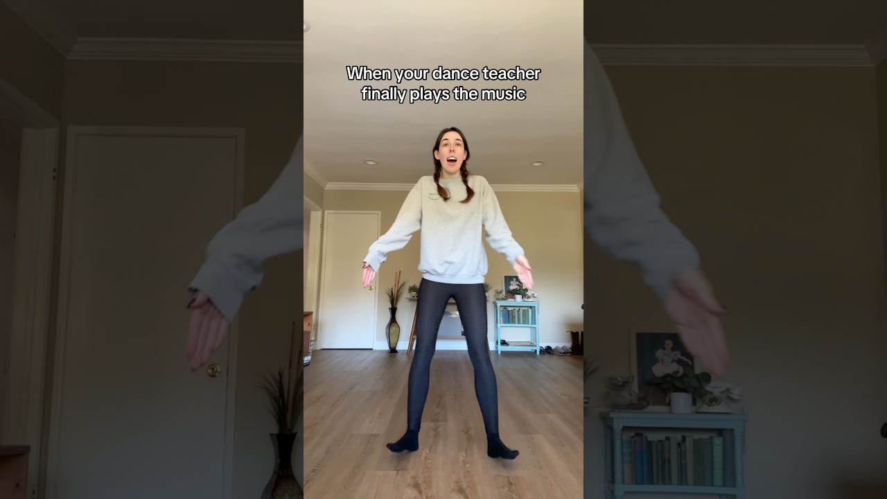 When Your Dance Teacher Finally Plays the Music