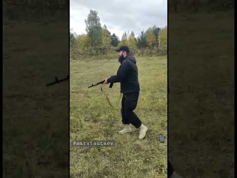 Только не пишите что патроны холостые что такая стрельба ненужна #маратсутаев #калашников #shooting