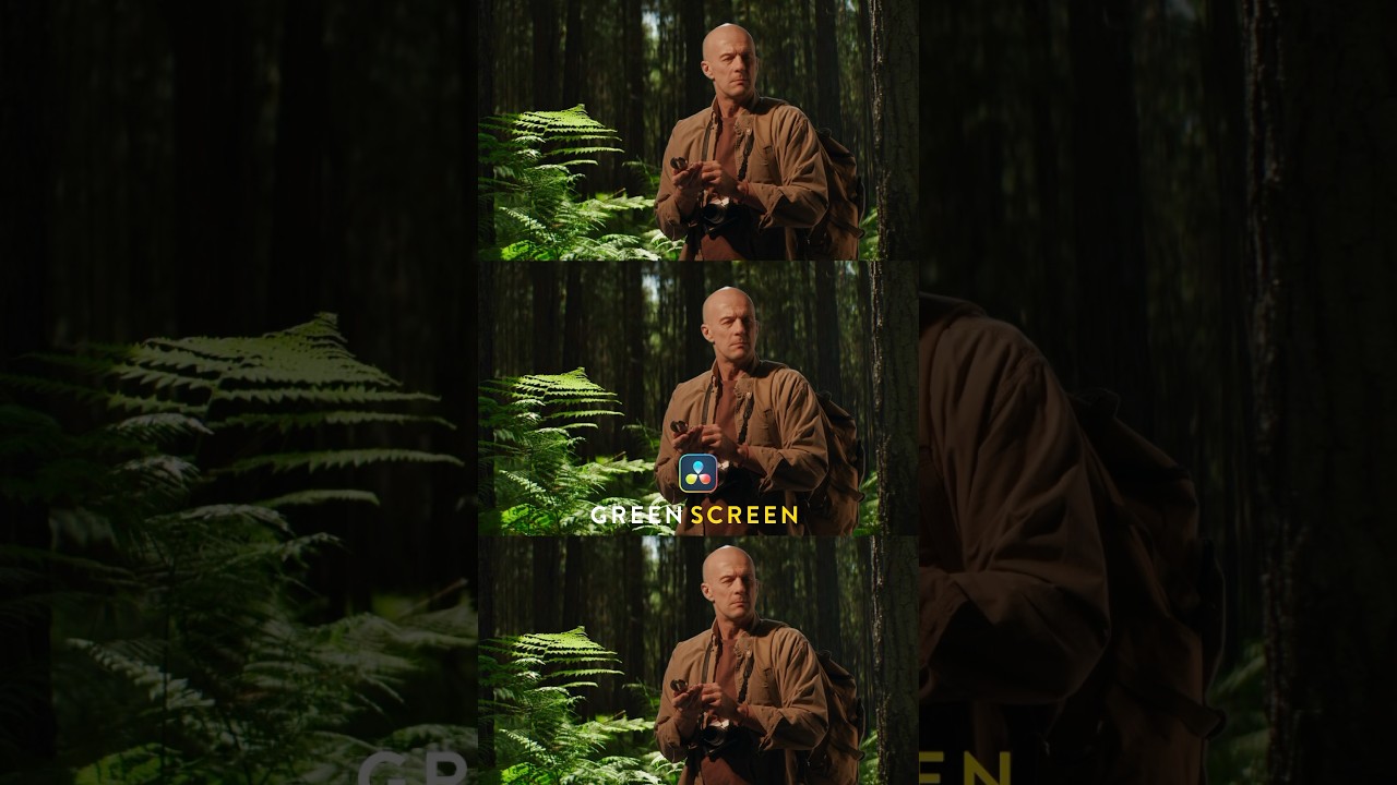 Green Screen Effect in DaVinci Resolve 🎬