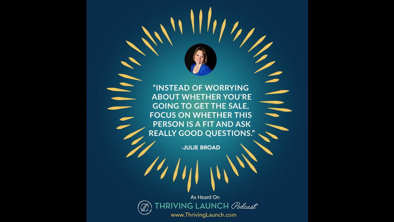 Sales Training for Entrepreneurs by Julie Broad
