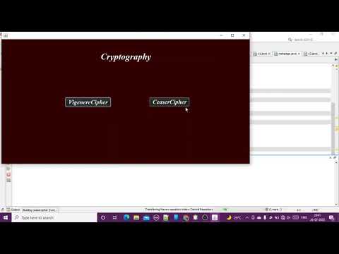 Cryptography || Vigenere Cipher || Ceaser Cipher