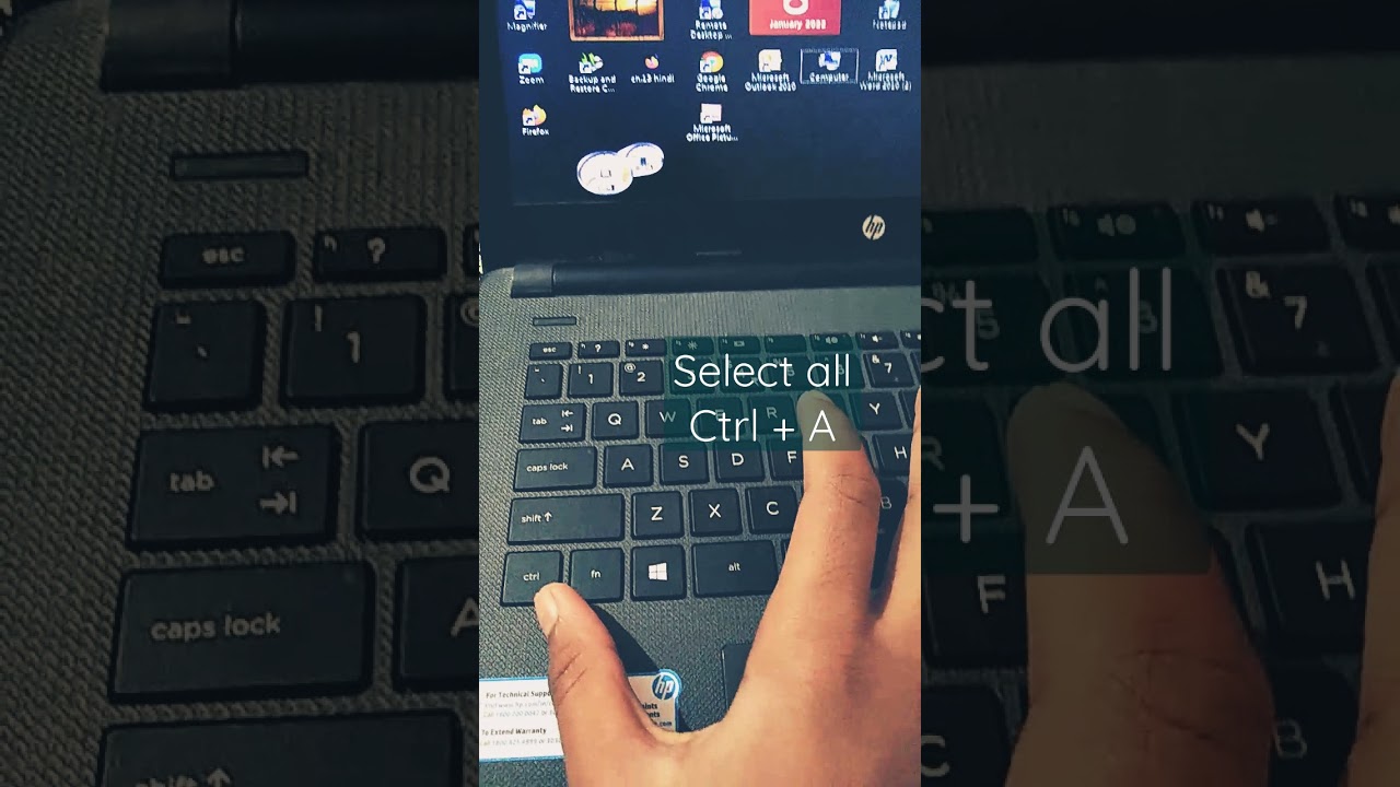 Quick Shortcut to Select All Items on Your Laptop or PC 🖥️