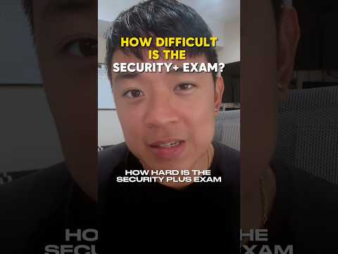 How Difficult is the Security+ Exam, really?