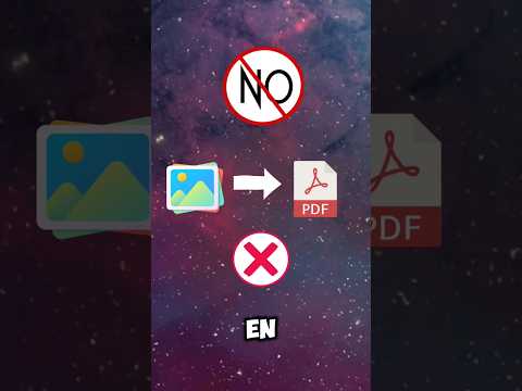 Transformer une image en PDF ? 🧐 Découvrez comment faire dans cette vidéo ! 🤫#astuces #gratuit #pdf