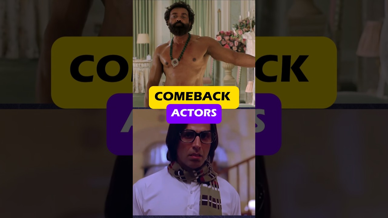 Top 10 Unforgettable Comebacks in Indian Cinema π¬