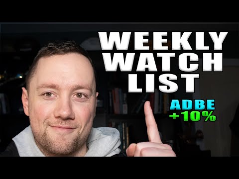 My Weekly Watchlist and Stock Market News