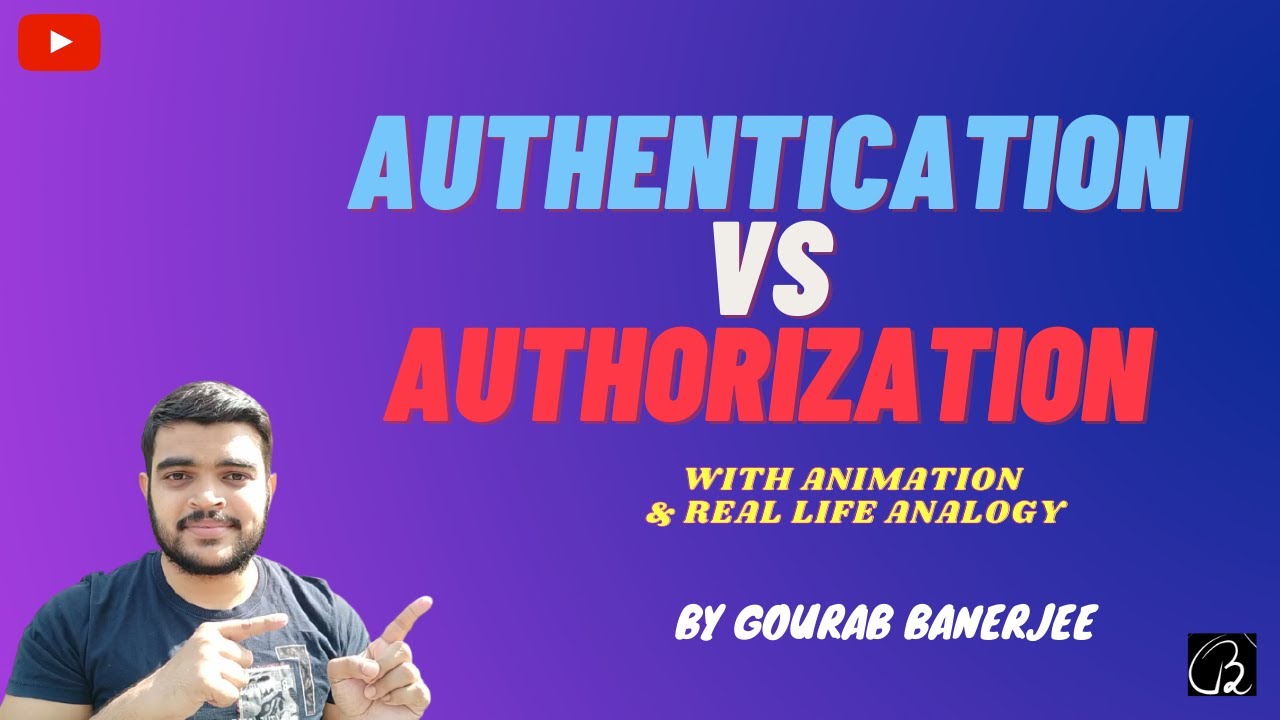 Authentication vs Authorization Explained with Real-Life Examples & Animation 🔐