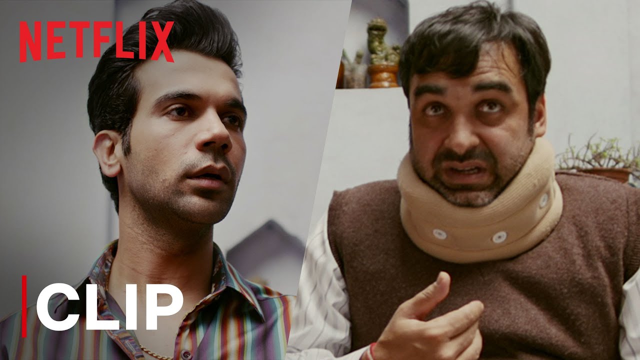 Rajkummar Rao Fixes Pankaj Tripathi’s Neck 🤣