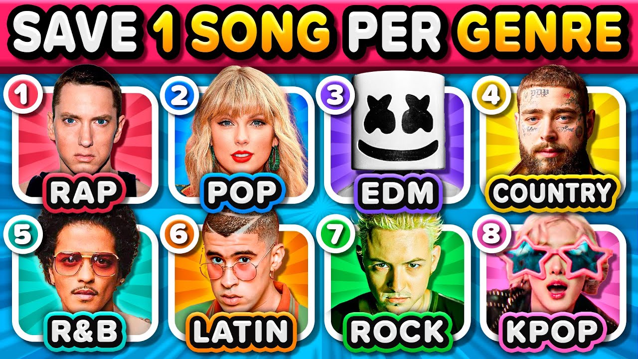 Save One Song: 9 Genres, 6 Songs Challenge! 🎶