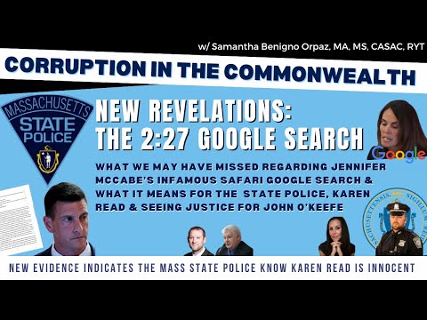 The 2:27 Google Search & Why I Now Believe The Massachusetts State Police Tried to Delete & Hide It