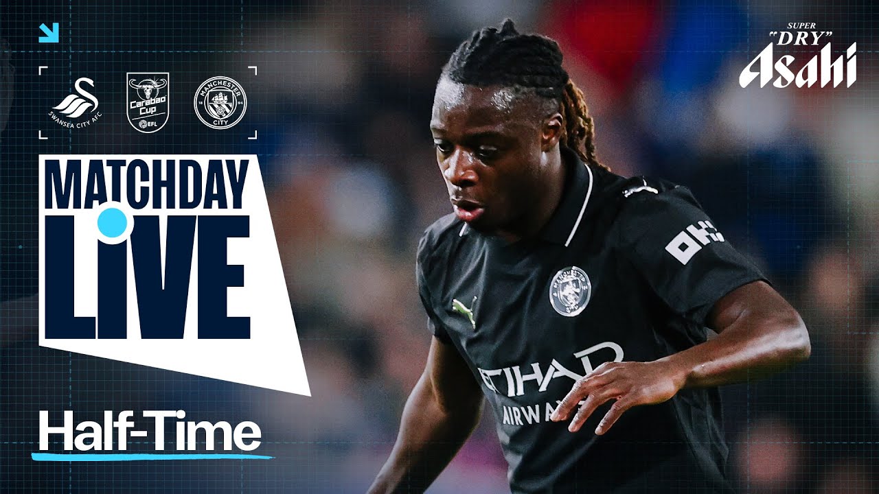 Matchday Live! Doku's Goal Secures Equalizer for Man City at Swansea in Carabao Cup ⚽