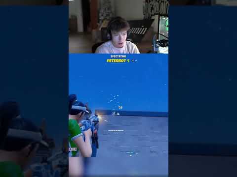 Clix caught Peterbot with aimbot...🎯