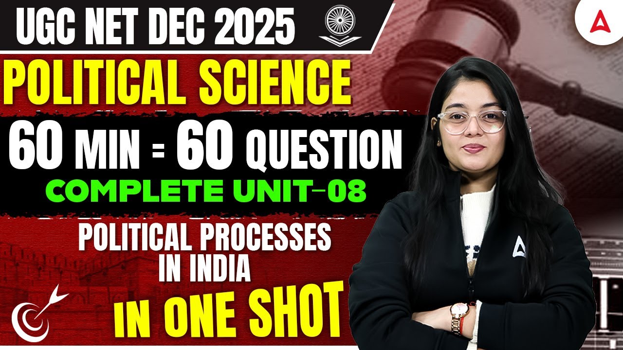 UGC NET Political Science Units 1-9 | Jaya Ma'am 📚