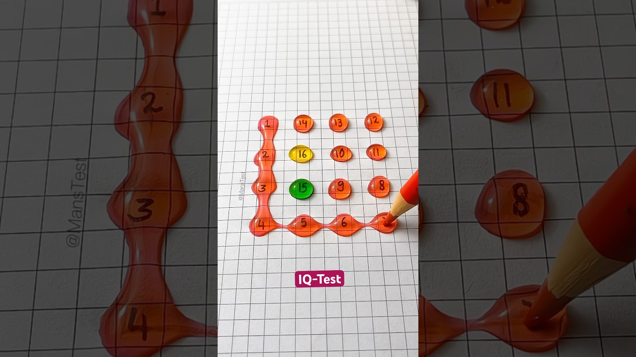 Draw a Starlight Line with Numbers 1-16 ✨