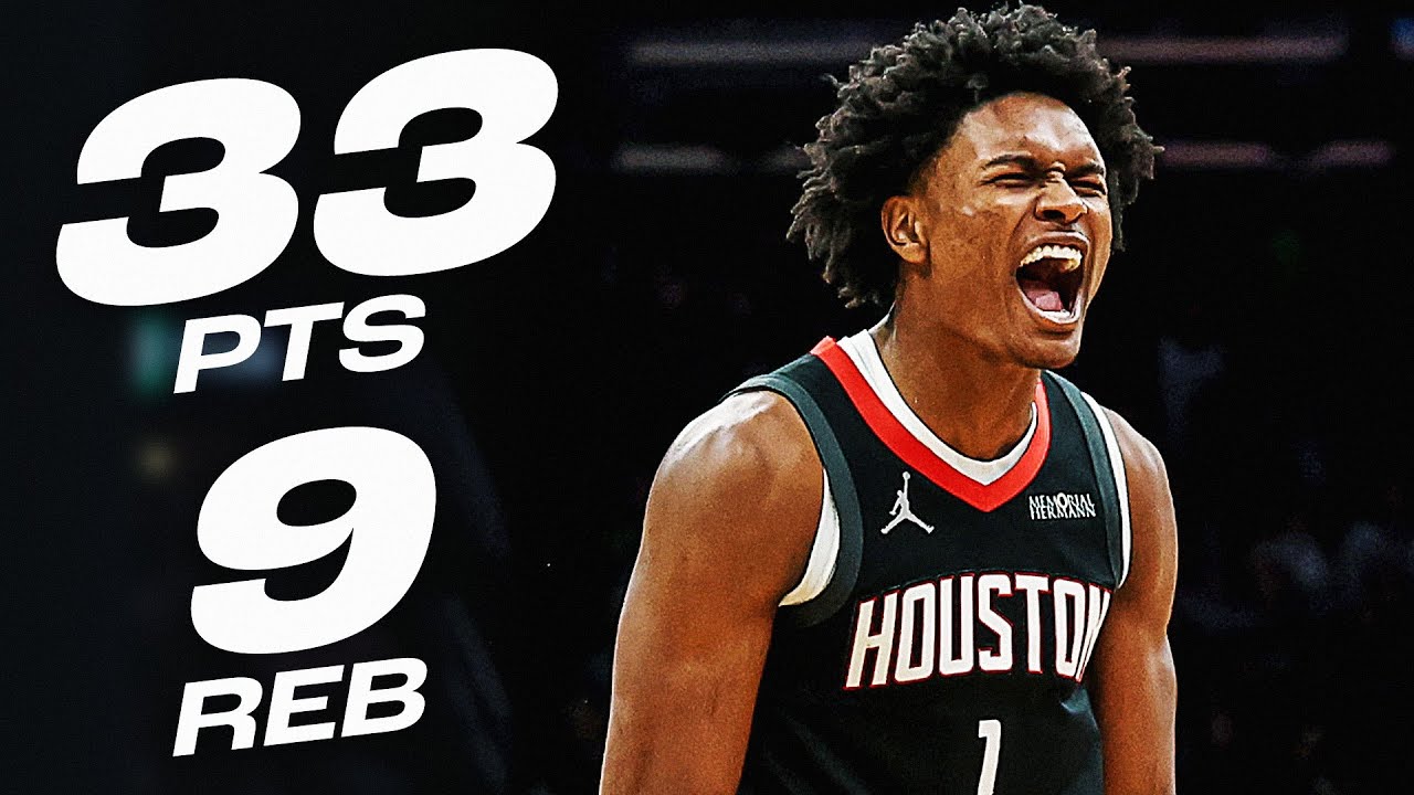 Amen Thompson's Career-High 33 Points vs Celtics π