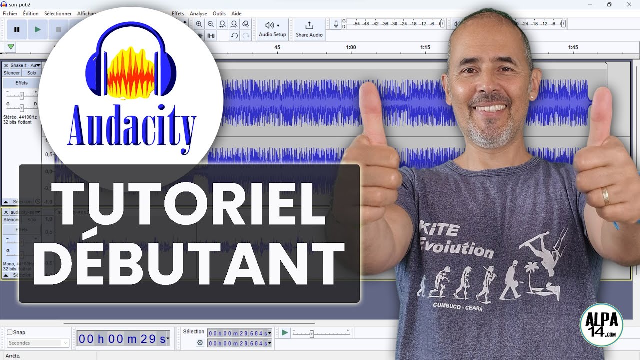 Montage audio facile avec Audacity | Tutoriel débutant ✔