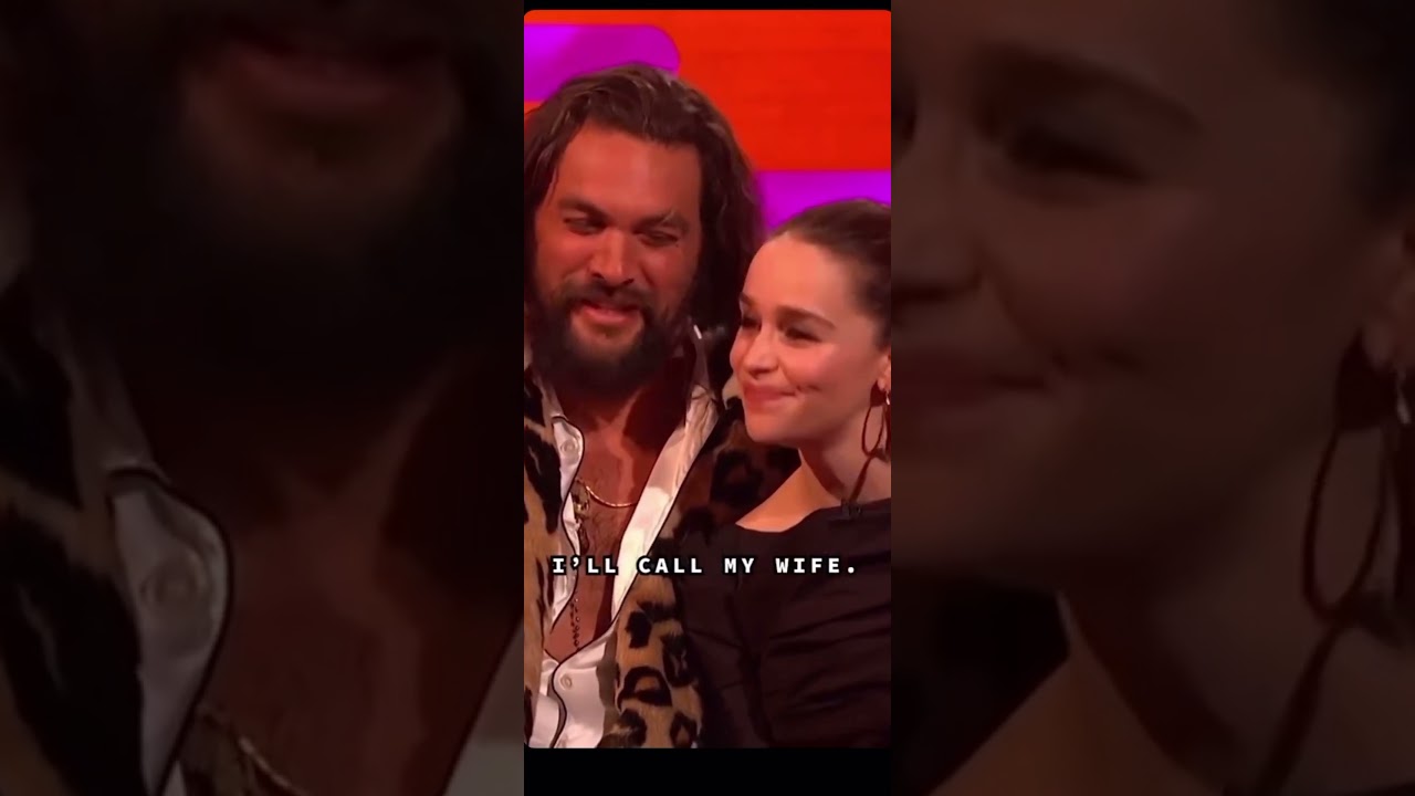 Epic Game of Thrones Duo! π Emilia Clarke & Jason Momoa Shine Together