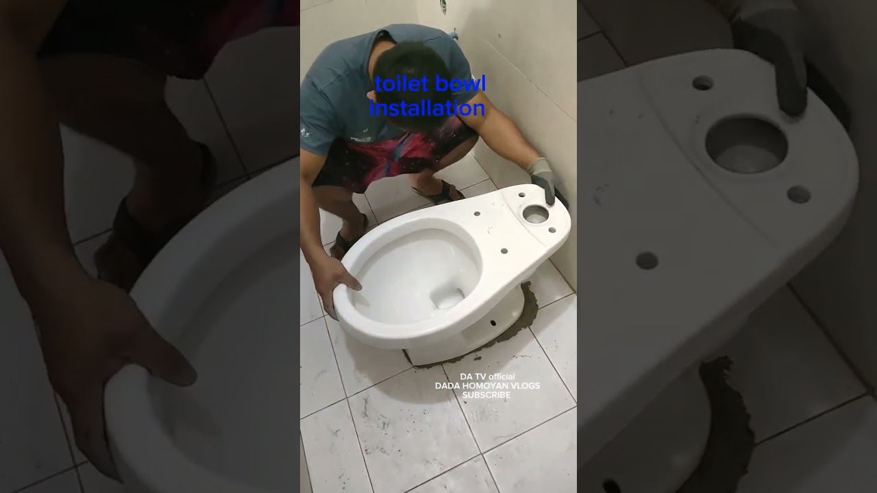 Toilet Bowl Installation Guide π½
